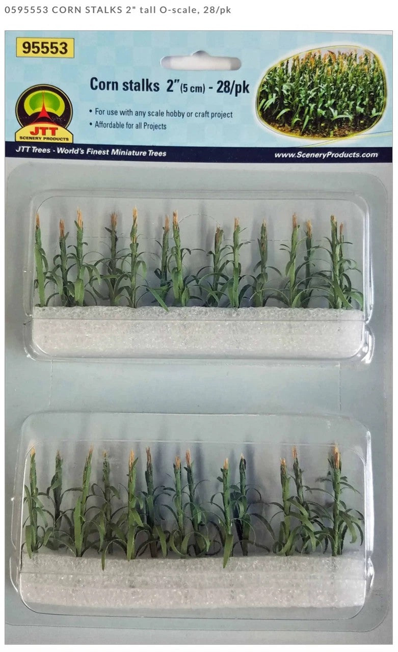 JTT Scenery Products Corn Stalks 2 28 JTT95553 Train Scenery Non Scale