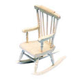 Dollhouse Miniature Boston Rocker Kit HW13109 by Houseworks 1:12 Scale