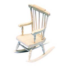 Dollhouse Miniature Boston Rocker Kit HW13109 by Houseworks 1:12 Scale