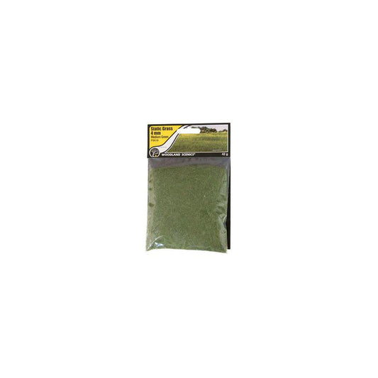 Woodland Scenics Static Grass 4mm-Medium Green -FS618