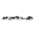 Woodland Scenics HO Holstein Cows