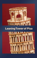 Hands Craft 3D Laser Cut Wooden Puzzle: Leaning Tower of Pisa No. TG304