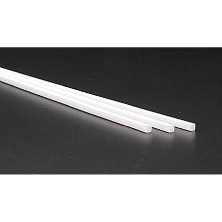 Evergreen Scale Models Square Tubing 3/16" 3 EVG253 Plastic Building Supplies