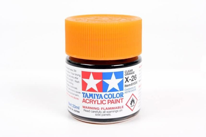 TAMIYA Tam81026 Acrylic X-26 Gloss Clear Orange 23ml