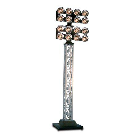 Lionel O Gauge Plug Expand Play Double Floodlight Tower Electric Train Operating Accessory