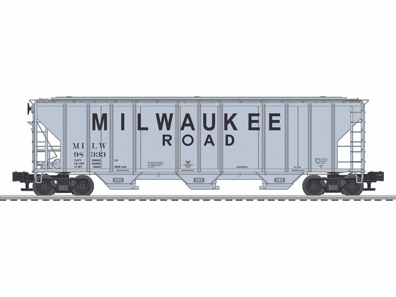 Lion Scale Milwaukee Road PS-2CD Covered Hopper 3-16162