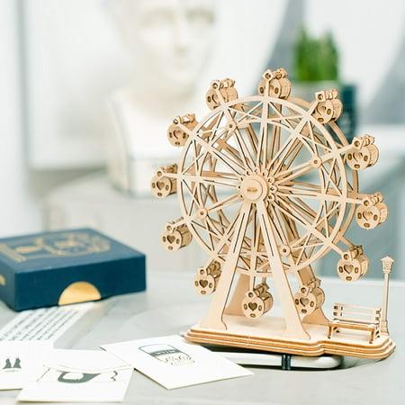 Hands Craft 3D Modern Wooden Puzzle: Ferris Wheel