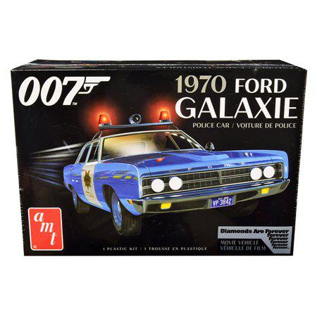 AMT 1970 Ford Galaxie Police Car (James Bond) 1:25 Scale Model Kit