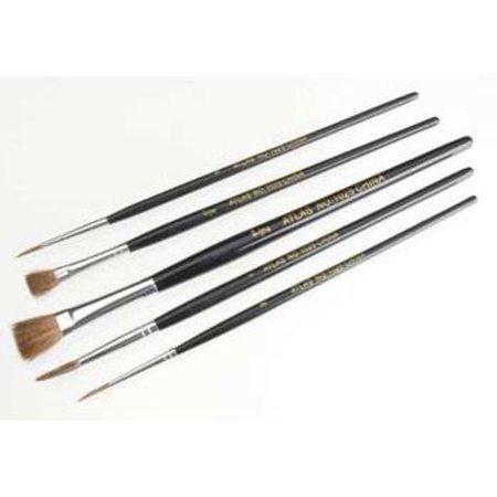 1025 Camel Hair 5-pc Set of Paintbrushes