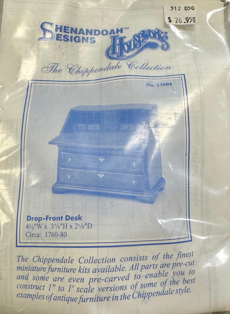 Shenandoah Designs Houseworks 1:12 Scale The Chippendale Collection No. 13004 Desk Kit
