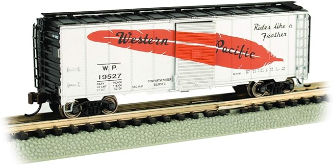 Bachmann-Aar 40' Steel Boxcar - Western Pacific Feather