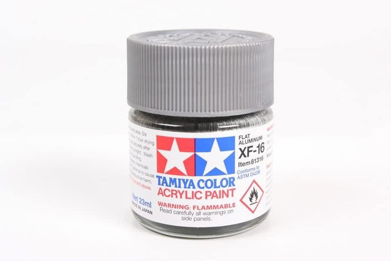 TamIYA Tam81316 Acrylic XF-16 Flat Aluminum 23ml