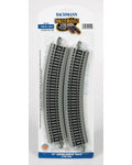 Bachmann Trains HO Scale 18 Curved Nickel Silver E-Z Track