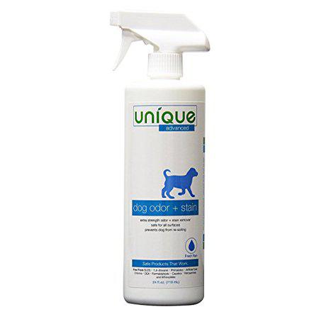 Unique Advanced Dog Odor + Stain Remover - 24 oz. Ready-to-Use Liquid Spray