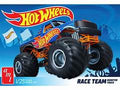 Skill 2 Model Kit Hot Wheels Race Team Monster Truck 1/25 Scale Model by AMT