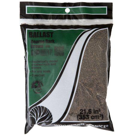 Woodland Scenics B85 Ballast Coarse Dark Brown WOOU1485