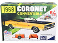 978 Skill 2 1968 Dodge Coronet R-T Convertible with Haul-Away Trailer 1-25 Scale Model Kit