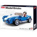 Sluban Blue Race Car Building Brick Kit (138 pcs) No. M38-B0706A