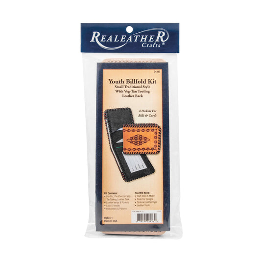 REALEATHER Crafts Youth Billfold Kit No. C4390