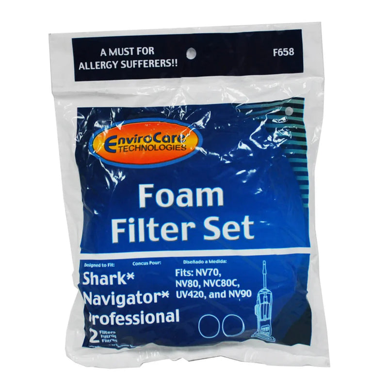 Shark Navigator Professional Foam Filter Set F658