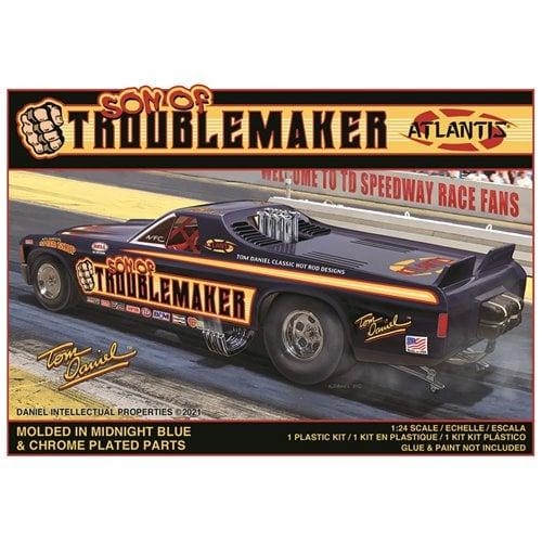Atlantis Models AANM2204 1-24 Scale Son of Troublemaker Funny Car Plastic Figures for Chevy El Camino