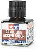 TamIYA Panel Line Accent Color 40ml Brown Tam87132 Plastics Paint Enamels