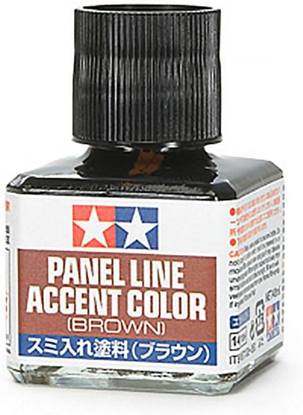 TamIYA Panel Line Accent Color 40ml Brown Tam87132 Plastics Paint Enamels