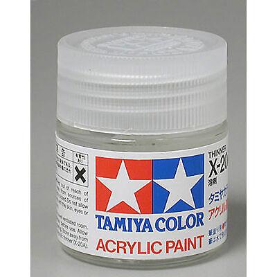 TamIYA Acrylic/Poly Thinner X20A23ml Tam81020 Plastics Paint Acrylic
