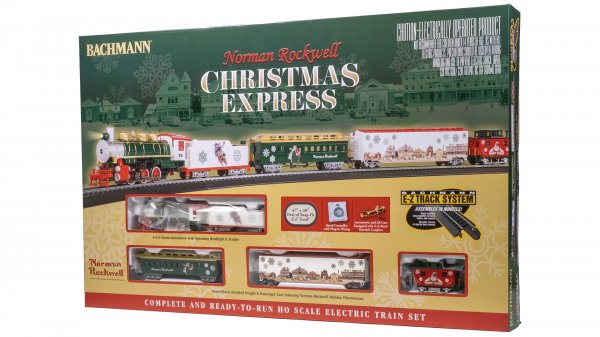 Bachmann Trains - NORMAN ROCKWELL CHRISTMAS EXPRESS - Ready To Run Electric Train Set