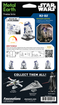 Star Wars R2-D2 Premium Series Metal Earth DIY Color Steel Model Kit No.ICX131