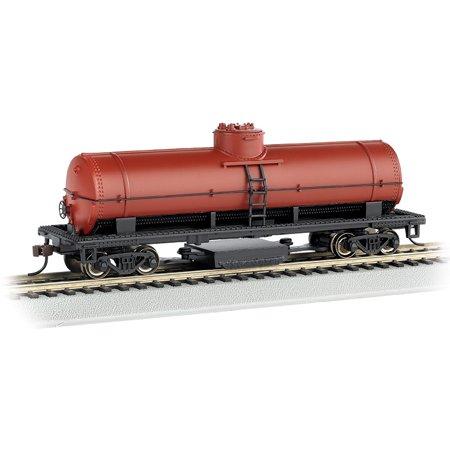 Bachmann HO Scale Track Cleaning Single Dome Tank Car Unlettered Oxide Red