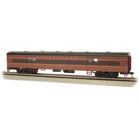 Bachmann HO Scale 85' Smooth-Side Passenger Baggage Car Pennsylvania/Prr