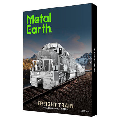 Metal Earth Freight Train 3D Metal Model Kit