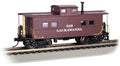 BAC16825 HO Scale Lackawanna Caboose Model Train Silver Series