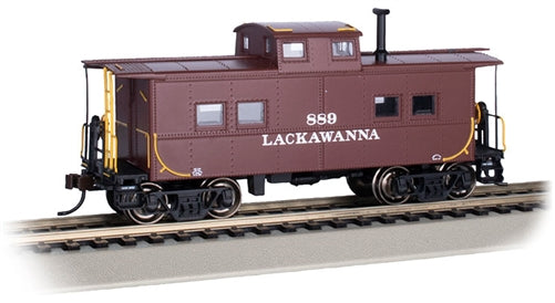 BAC16825 HO Scale Lackawanna Caboose Model Train Silver Series