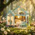 Hands Craft DIY Miniature House Kit: Tea Loft Cottage No. MIN107
