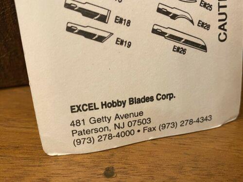 Excel Hobby Blade Corp File Set 6 Assorted 5.75 Cut #3 EXL55667 Hand Tools Misc