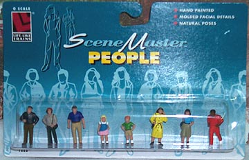 Life Like O Scale Scene Master People 8 Pack No. 1668