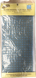 Houseworks Glass Mosaic Flat Tile Sheet Pastel Blue No. 8217